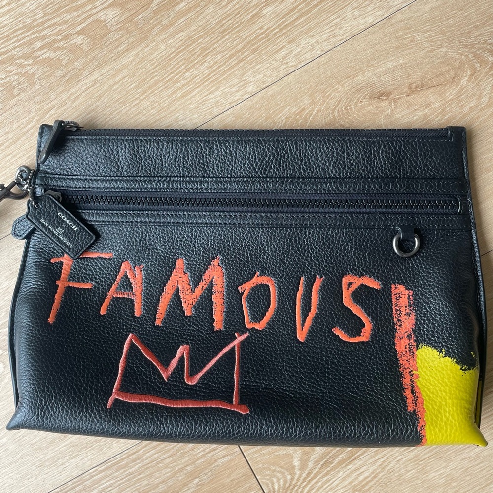 Coach x Jean-Michel Basquiat Clutch